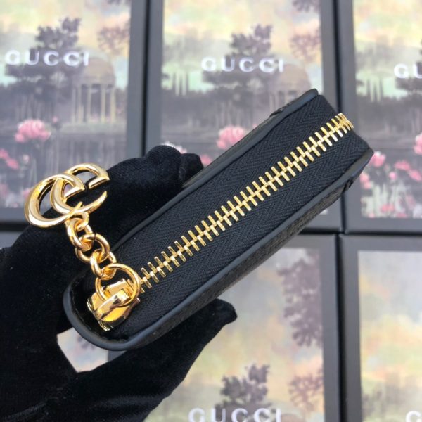 Replica Gucci Ophidia Black/White Zip Wallet - Image 6