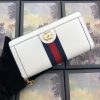 Best Replicas Bags - Replica Gucci Ophidia Black/White Zip Wallet Shop For Best Louis Vuitton LV Replica Bags With Cheap Price