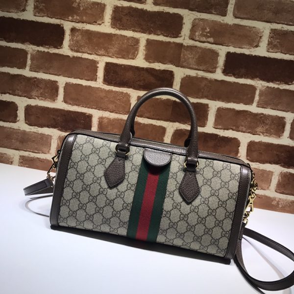 Replica Gucci Ophidia Medium Beige Top Handle Bag - Image 3