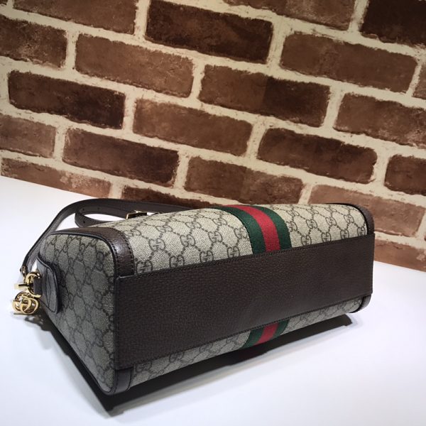 Replica Gucci Ophidia Medium Beige Top Handle Bag - Image 4