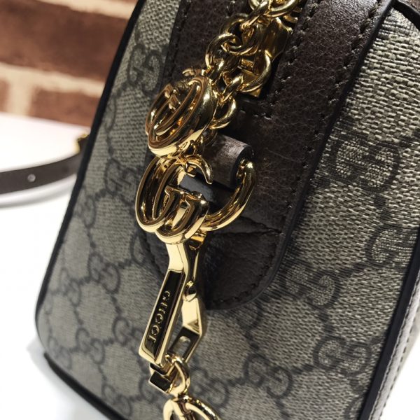 Replica Gucci Ophidia Medium Beige Top Handle Bag - Image 6