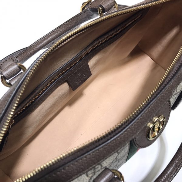 Replica Gucci Ophidia Medium Beige Top Handle Bag - Image 7