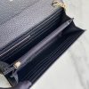 Best Replicas Bags - Replica Gucci Marmont Chain Wallet Beige & Black Shop For Best Louis Vuitton LV Replica Bags With Cheap Price