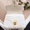 Best Replicas Bags - Replica Gucci Marmont Mini Top Handle in White/Pink/Red Shop For Best Louis Vuitton LV Replica Bags With Cheap Price