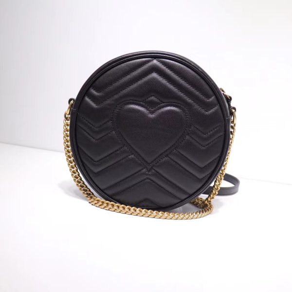 Replica Gucci Marmont Mini Round Shoulder Bag - Image 4