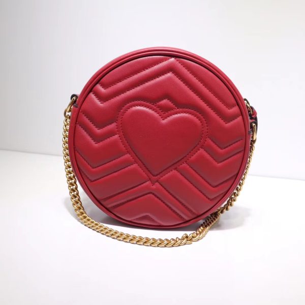 Replica Gucci Marmont Mini Round Shoulder Bag - Image 8
