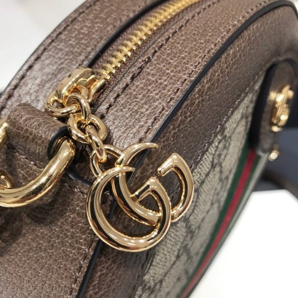 Replica Gucci Ophidia Mini Round Shoulder Bag - Stylish & Compact - Image 3
