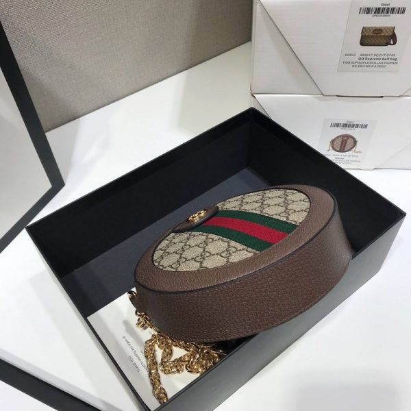 Replica Gucci Ophidia Mini Round Shoulder Bag - Stylish & Compact - Image 4