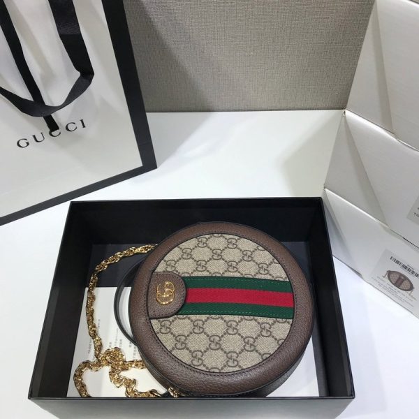 Replica Gucci Ophidia Mini Round Shoulder Bag - Stylish & Compact - Image 5