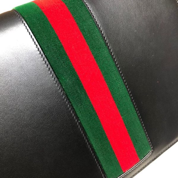 Replica Gucci Horsebit 1955 Python Shoulder Bag - Black - Image 6