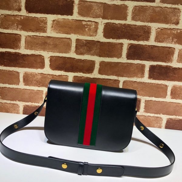 Replica Gucci Horsebit 1955 Python Shoulder Bag - Black - Image 3