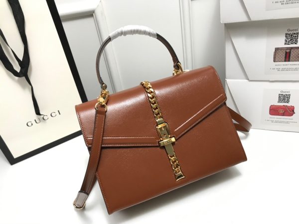 Replica Gucci Sylvie 1969 Mini Top Handle Bag - Image 5