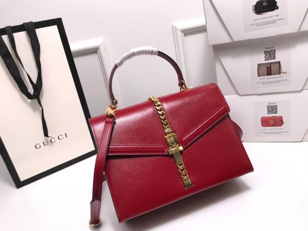 Replica Gucci Sylvie 1969 Mini Top Handle Bag - Image 7