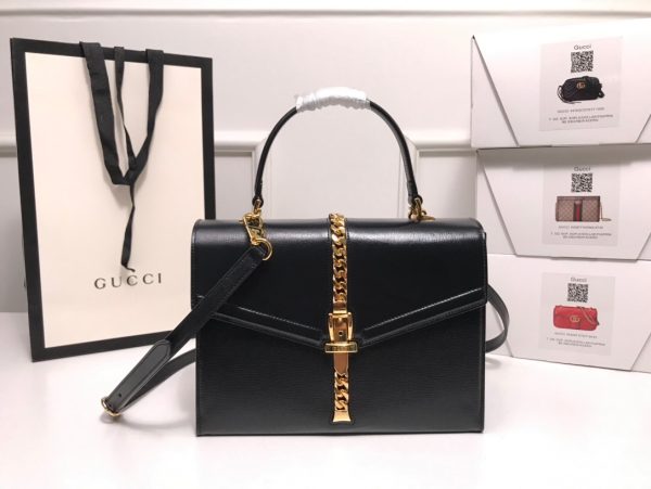 Replica Gucci Sylvie 1969 Mini Top Handle Bag