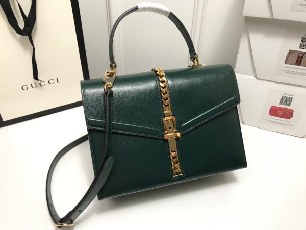 Replica Gucci Sylvie 1969 Mini Top Handle Bag - Image 9