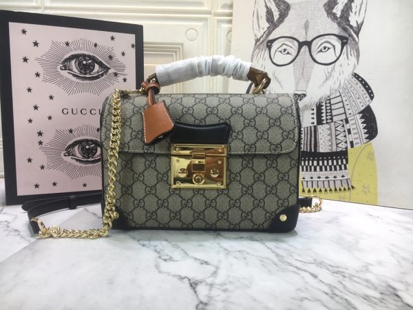 Replica Gucci Bamboo Padlock Shoulder Bag - Image 10