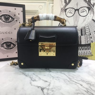Replica Gucci Bamboo Padlock Shoulder Bag
