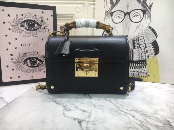 Replica Gucci Bamboo Padlock Shoulder Bag