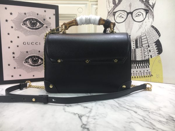 Replica Gucci Bamboo Padlock Shoulder Bag - Image 4