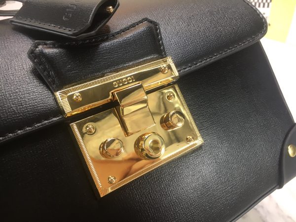 Replica Gucci Bamboo Padlock Shoulder Bag - Image 6