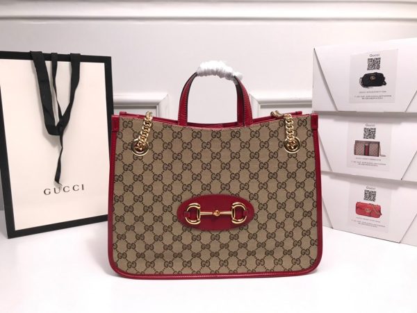 Replica Gucci Horsebit 1955 Medium Tote Bag - Image 7
