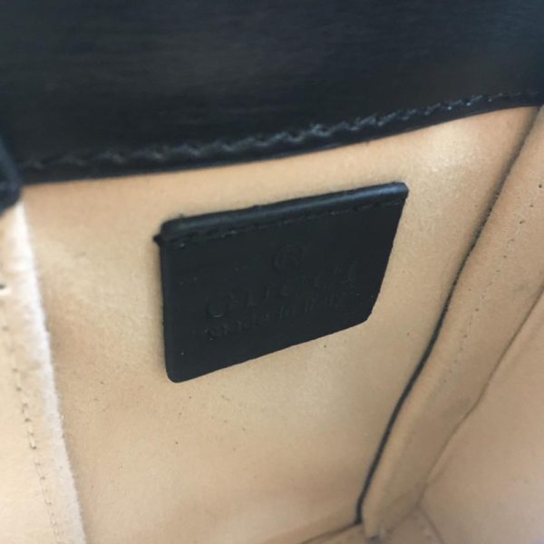 Replica Gucci Horsebit 1955 Mini Bag in Black, Red & Brown - Image 2