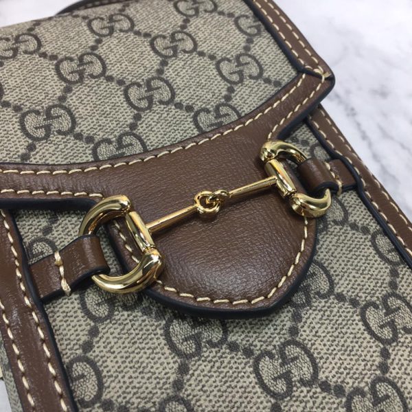 Replica Gucci Horsebit 1955 Mini Bag in Black - Image 4