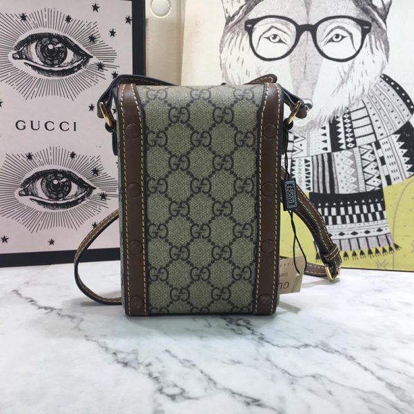 Replica Gucci Horsebit 1955 Mini Bag in Black - Image 7