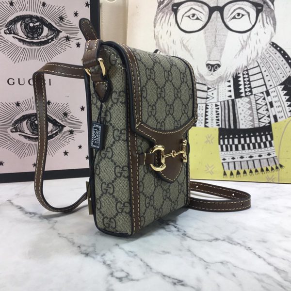 Replica Gucci Horsebit 1955 Mini Bag in Black - Image 8