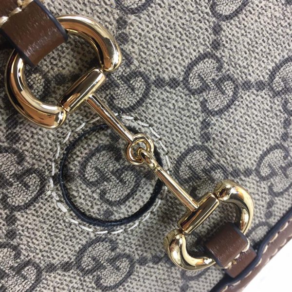 Replica Gucci Horsebit 1955 Mini Bag in Black - Image 9