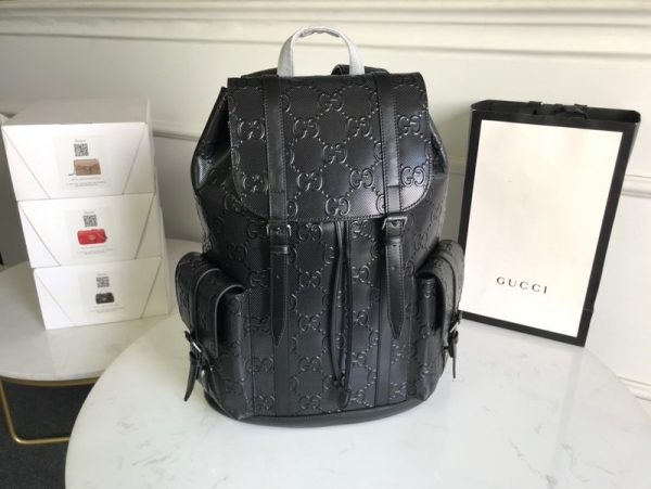 Gucci AAA Embossed Replica Backpack – Premium Style