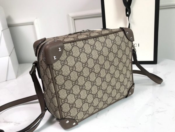 Replica Gucci Leather-Trimmed Shoulder Bag - Stylish & Elegant - Image 5