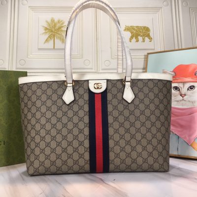 Replica Gucci Ophidia Medium Web Tote Bag