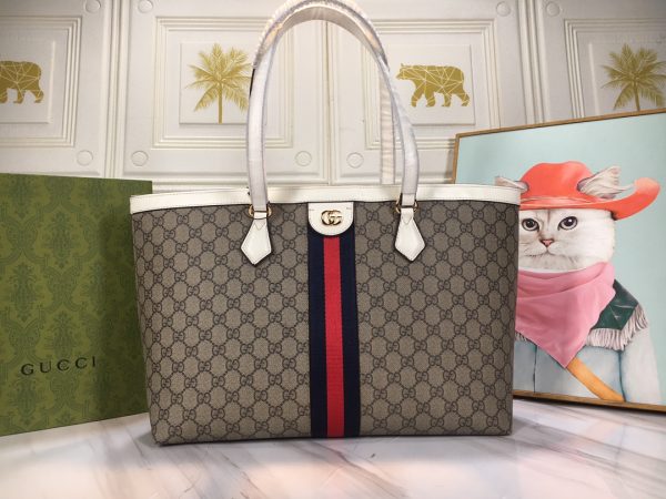 Replica Gucci Ophidia Medium Web Tote Bag