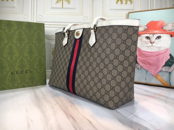 Replica Gucci Ophidia Medium Web Tote Bag - Image 3