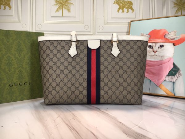 Replica Gucci Ophidia Medium Web Tote Bag - Image 4