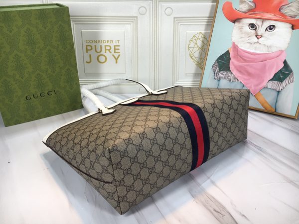 Replica Gucci Ophidia Medium Web Tote Bag - Image 6