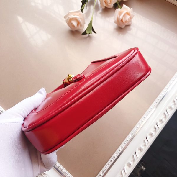 Replica Gucci Jackie 1961 Mini Shoulder Bag in Black/White/Red - Image 17