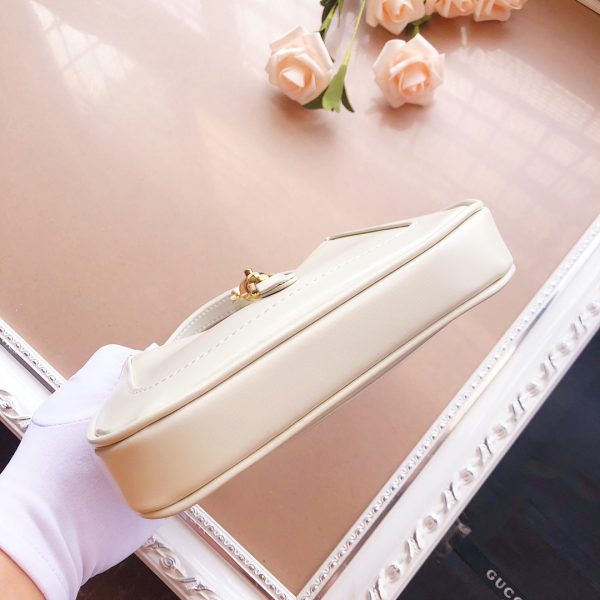 Replica Gucci Jackie 1961 Mini Shoulder Bag in Black/White/Red - Image 5