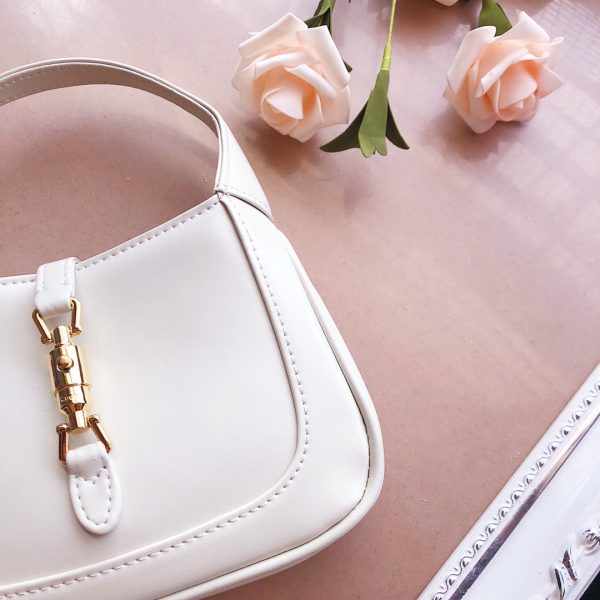 Replica Gucci Jackie 1961 Mini Shoulder Bag in Black/White/Red - Image 8