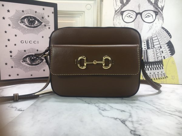 Replica Gucci 1955 Horsebit Shoulder Bag - 3 Stylish Colors - Image 6