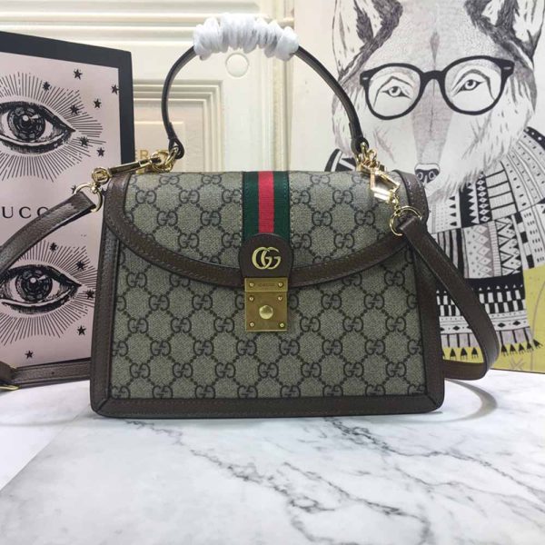 Authentic-Look Gucci Ophidia Small Top Handle Replica Bag