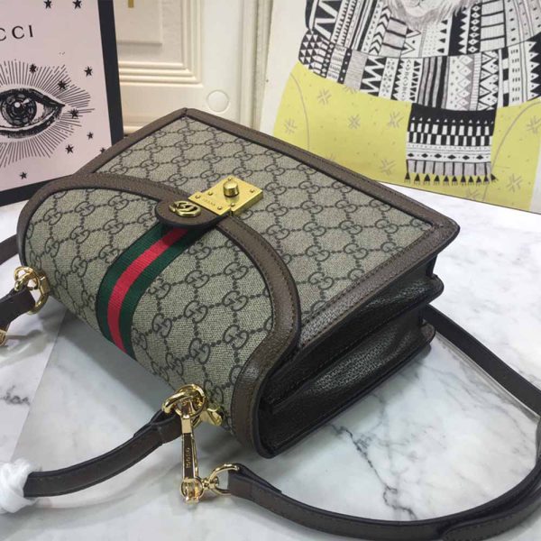 Authentic-Look Gucci Ophidia Small Top Handle Replica Bag - Image 7