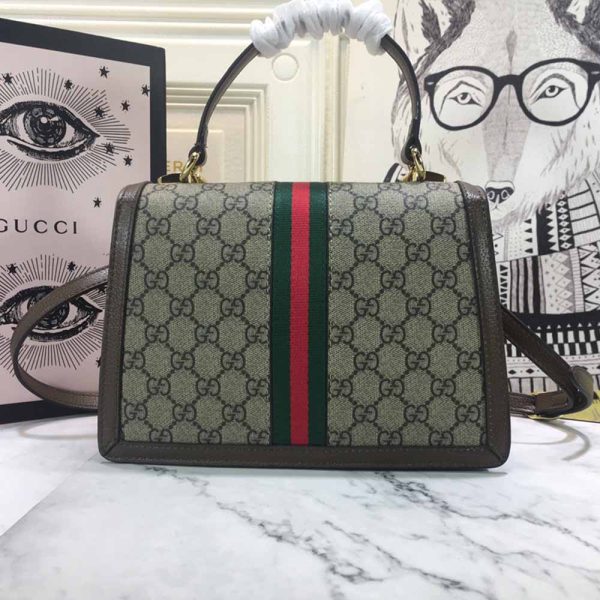 Authentic-Look Gucci Ophidia Small Top Handle Replica Bag - Image 8