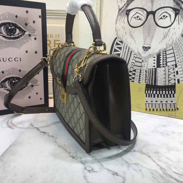 Authentic-Look Gucci Ophidia Small Top Handle Replica Bag - Image 9