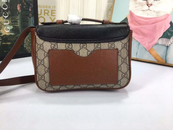 Gucci Replica Mini Padlock Bag in Black & White - Image 2