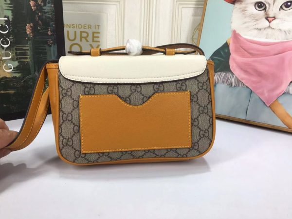 Gucci Replica Mini Padlock Bag in Black & White - Image 8