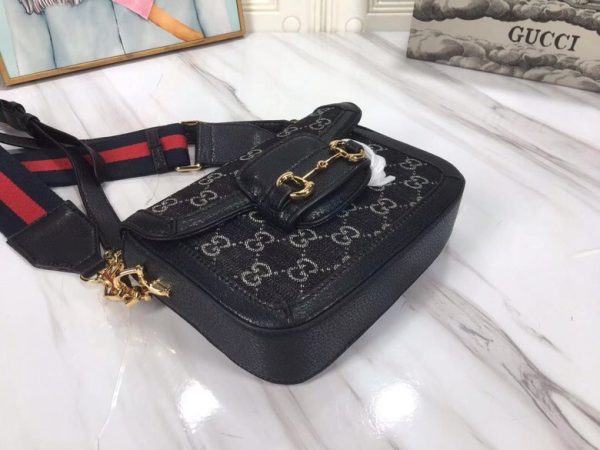 Gucci Double G Mini Horsebit Bag - Timeless 1955 Design - Image 3