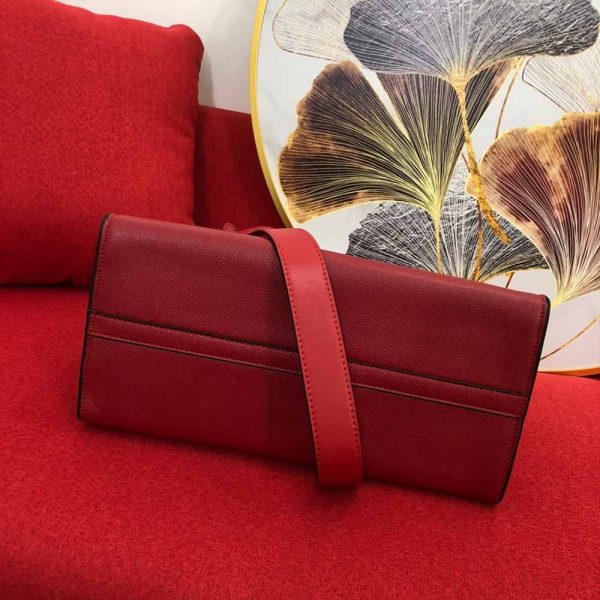 Replica Prada Monochrome Saffiano Leather Bag in Wine Red - Image 17