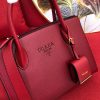 Best Replicas Bags - Replica Prada Monochrome Saffiano Leather Bag in Wine Red Shop For Best Louis Vuitton LV Replica Bags With Cheap Price